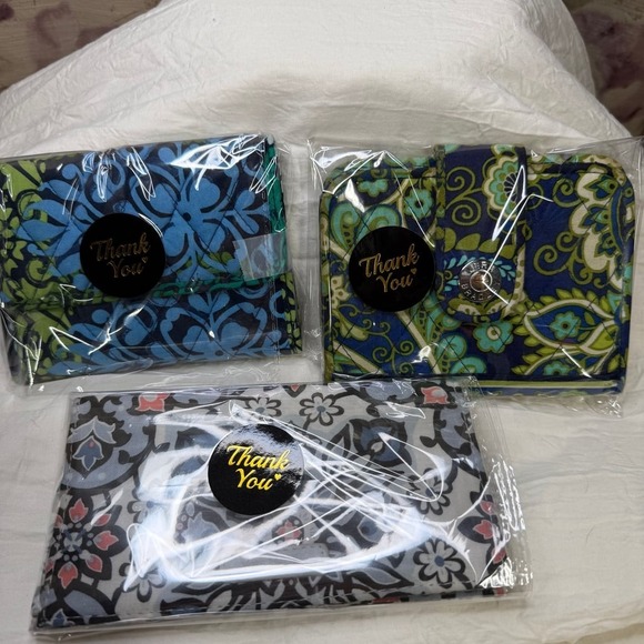 Vera Bradley Women's Wallet Ruthem And Blues Green & Blue - Picture 9 of 9